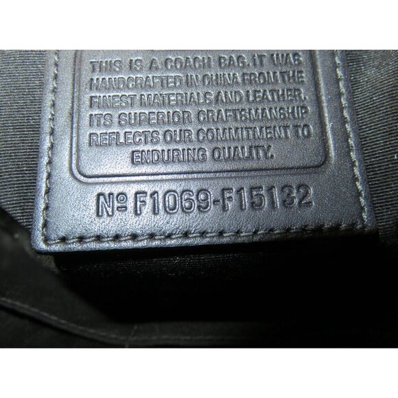 Coach 2010 Chelsea Heritage Brown & Black Coated Leather Boston Bag & wristlet - Picture 6 of 14